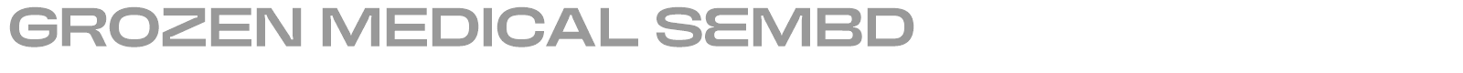Grozen Medical font preview